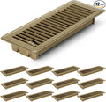 12 PCS Floor Vents Floor Registers 4x12 inch, Heavy Duty Metal Heat Air Vent Covers 4 X 12 with Rust Proof Finish for Home