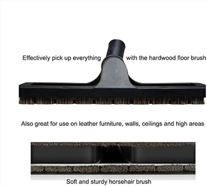 12" Universal Vacuum Cleaner Attachment 360° Swivel Floor Brush Tool 1.25" 32mm ID Vacuum Brush Accessorie, alternate product