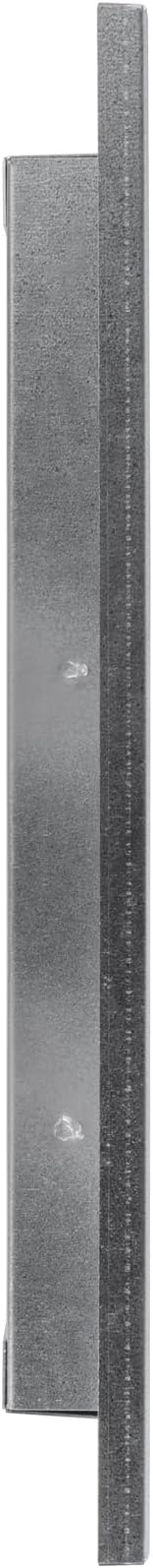12" x 12" Inch Galvanized Steel Industrial Gable Vent - Heavy-Duty Louvered Air Intake Exhaust Vent Cover – Outdoor Wall Vent
