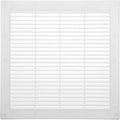 12'' x 12'' Inch White Soffit Vent Cover - Pack of 100 - Flat Square Air Vent Louver - Grille Cover, product image