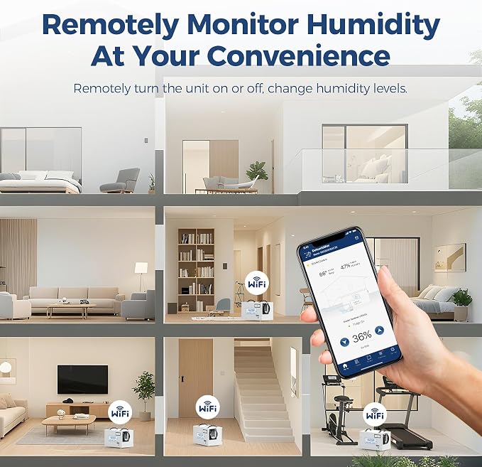 120 PPD Wi-Fi Dehumidifier for Crawl Space, Basement, and Commercial Use, 2025 Energy Star APP Control, alternate product