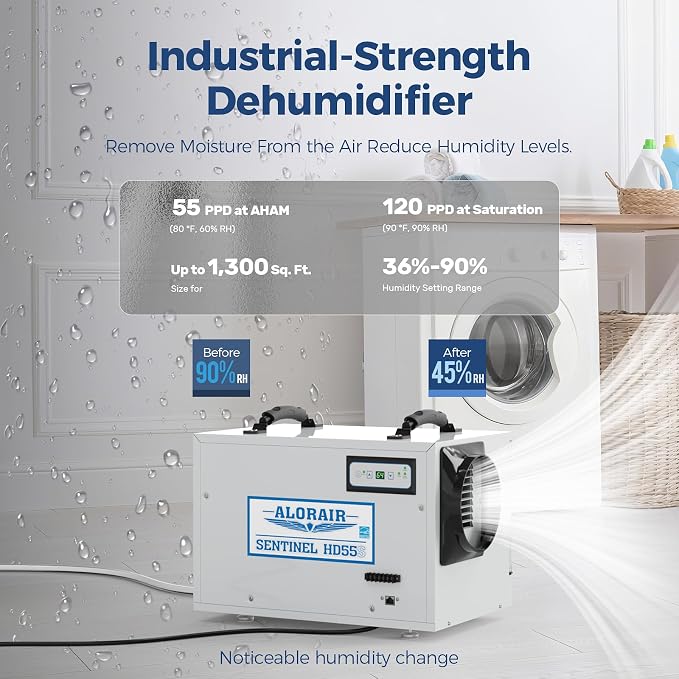 120 PPD Wi-Fi Dehumidifier for Crawl Space, Basement, and Commercial Use, 2025 Energy Star APP Control, alternate product