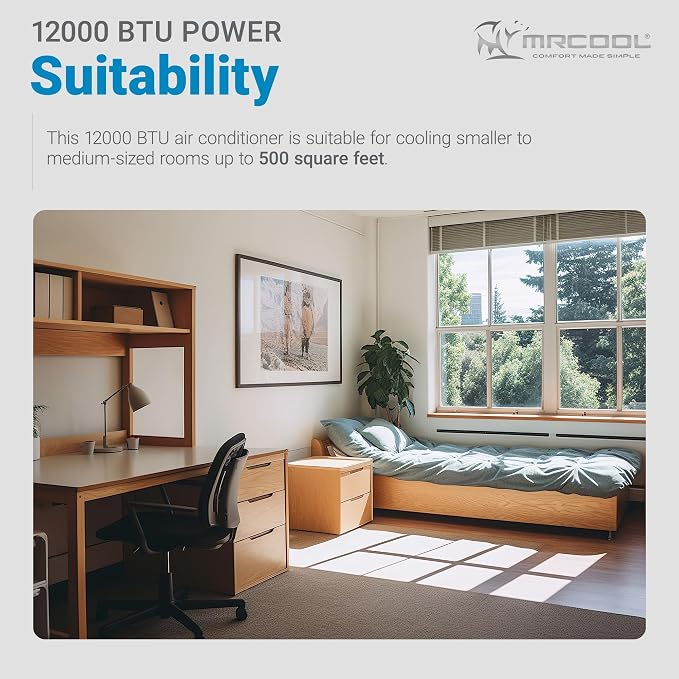 12000 BTU 230V Ductless Inverter Mini Split Air Conditioner & Heat Pump System, Advantage Series - Wall-Mounted AC Unit