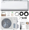 12000 BTU Ductless Mini Split Air Conditioner and Heat Pump, SEER2 18.5, 220V Inverter AC, Cools up to 750 Sq. Ft, Energy