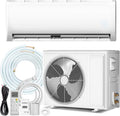 12000 BTU Mini Split AC/Heating System with Inverter, 19 SEER2 115V Energy Efficient Ductless Wall-Mounted Air Conditioner