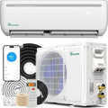 12000 BTU Mini Split Air Conditioner Heat Pump System, 20 SEER2 115V WiFi Enabled Inverter Ductless AC Cool Up to 750 Sq.