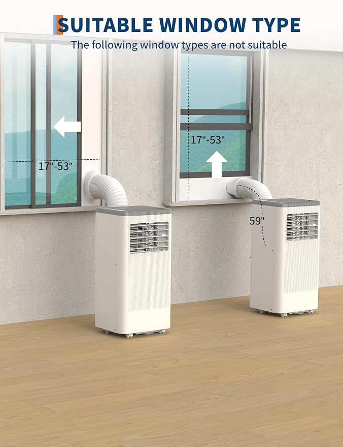 12000 BTU portable air conditioner, alternate product view 6