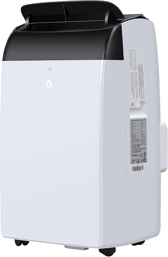 12000 BTU Portable Air Conditioner, Cools up to 550 sq.ft, 3-in-1 AC Unit with Cooling, Dehumidifier & Fan, Quiet Portable AC