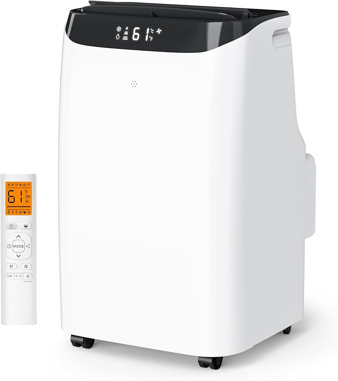 12000 BTU Portable Air Conditioners Cools Up to 500 Sq.Ft, Portable AC Unit with Cool, Dry, Fan Modes, product image