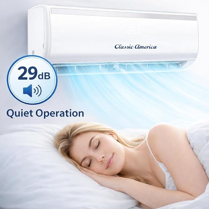 12000 BTU Smart Mini Split AC/Heat Pump, 19 SEER2 Inverter Ductless Wall Mount, 110/120V, Quiet 29dB, alternate view 4