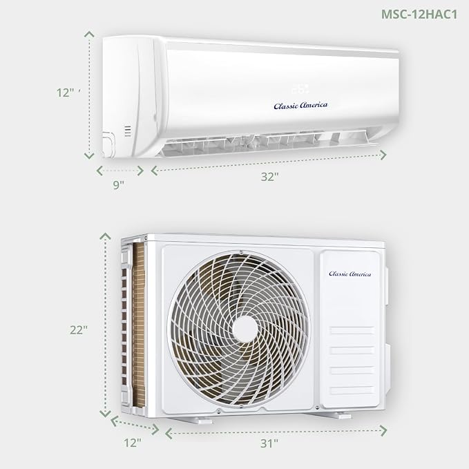 12000 BTU Smart Mini Split AC/Heat Pump, 19 SEER2 Inverter Ductless Wall Mount, 110/120V, Quiet 29dB, alternate view 8