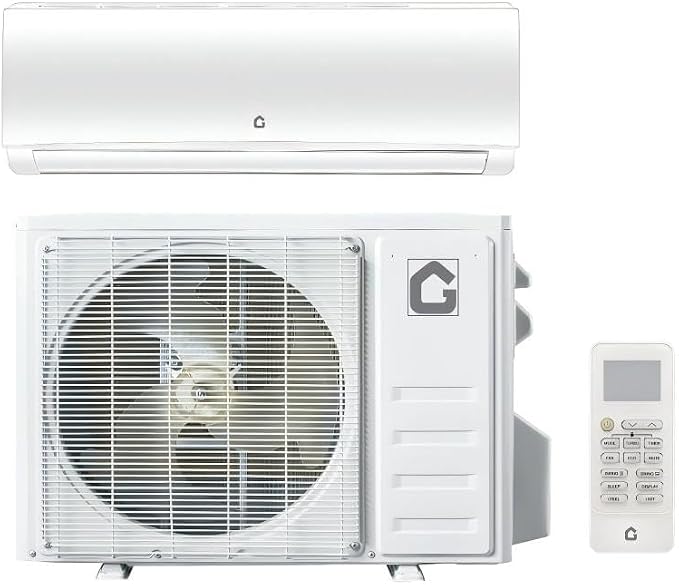 12000 BTU TCL Split Air Conditioner, 21 SEER2, 115V, R32, WiFi Enabled, Turbo & Auto Mode, Independent