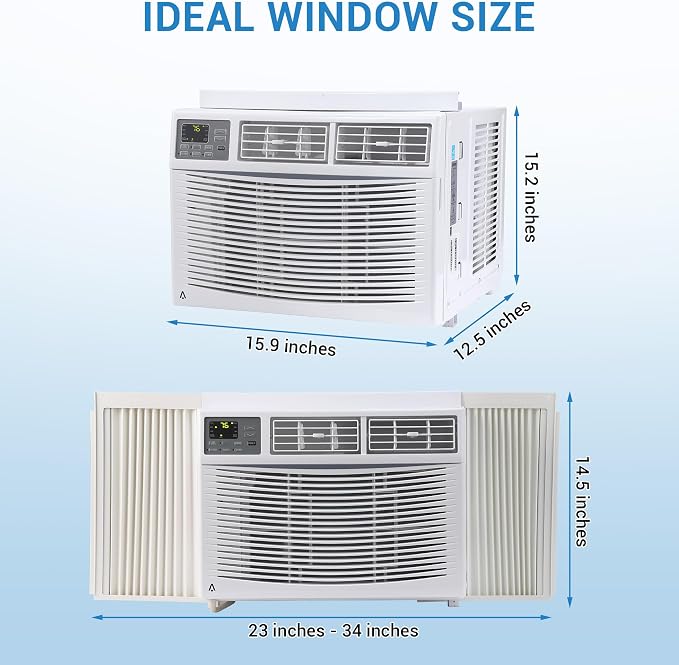 12000 Btu U-Shaped Window Air Conditioner with WiFi & App Control,Ultra Quiet, alternate product view 2