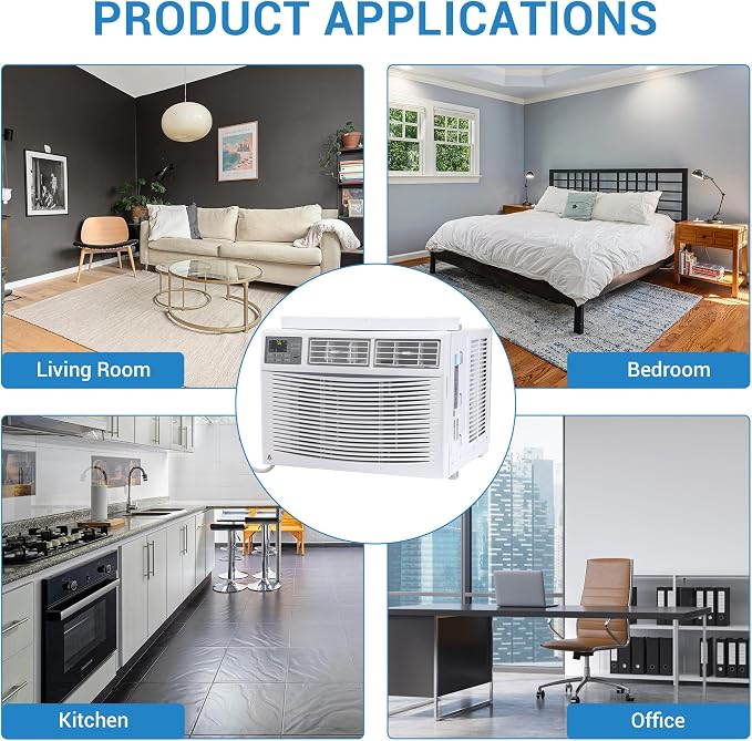 12000 Btu U-Shaped Window Air Conditioner with WiFi & App Control,Ultra Quiet, alternate product view 7