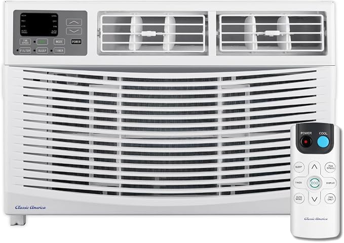 12000 BTU WiFi Enabled, Alexa Ready, Energy Savings - Window Mounted Air Conditioner Unit (10.9 CEER 120 VAC), White, Cool