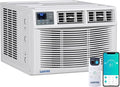 12000 BTU Window Air Conditioner with Heat, 4-in-1 Window AC Unit with Cooler, Heater, Dehumidifier & Fan Function, Small Air