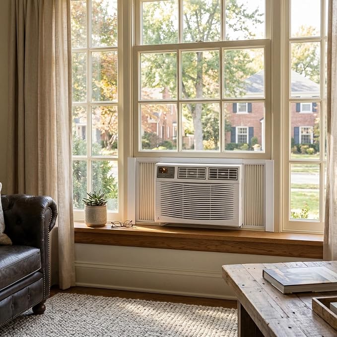 12000 BTU Window Air Conditioner with WiFi Smart Control, Cools up to 550 Sq Ft, 10.9 CEER Energy Efficient AC Unit with