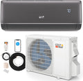 12000BTU Mini Split Air Conditioner& Heater, 22 SEER2 115V Inverter Heater Pump System Cools Up to 750 Sq. Ft, Compatible