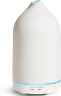 120ML Essential Oil Diffuser Ceramic Aromatherapy Diffuser with 7-Color LED Lights, Auto Shut-Off, 2 Mist Modes, product