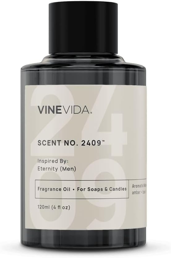 [120mL] Eternity (Men) Fragrance Oil for Candle Making - Natural Candle Oil Scents - Soap Making Essential Oil - Made in USA