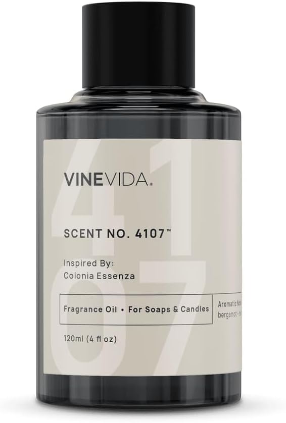 [120mL] Scent No. 4107 Fragrance Oil for Candle Making - Natural Candle Oil Scents - Soap Making Essential Oil