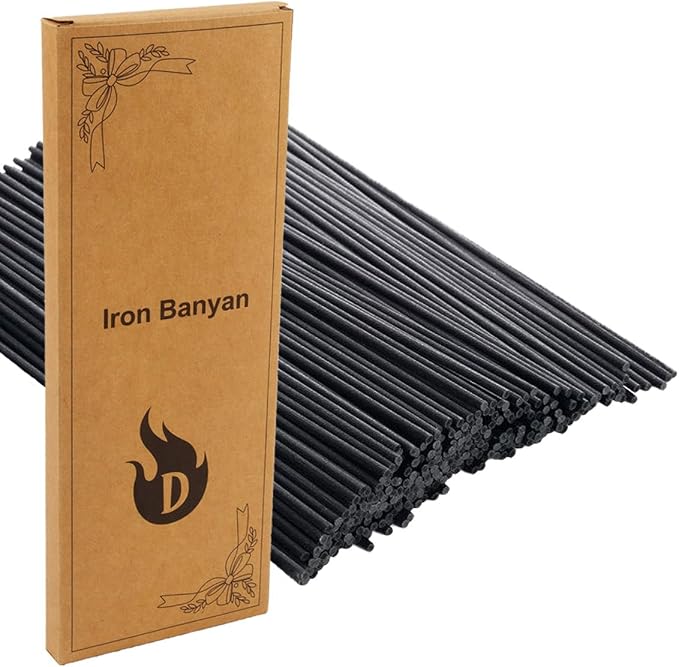 120PCS Black Fiber Reed Diffuser Sticks 7.5in/19CM Replacements Sticks for Home,SPA, product image
