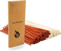 120PCS Reed Diffuser Sticks 7.5in/19CM Replacements Sticks for Home,SPA (Orange and Natural), product image