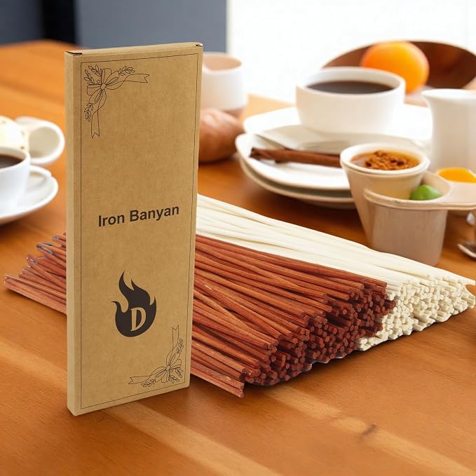 120PCS Reed Diffuser Sticks 7.5in/19CM Replacements Sticks for Home,SPA (Orange and Natural), alternate product view 2