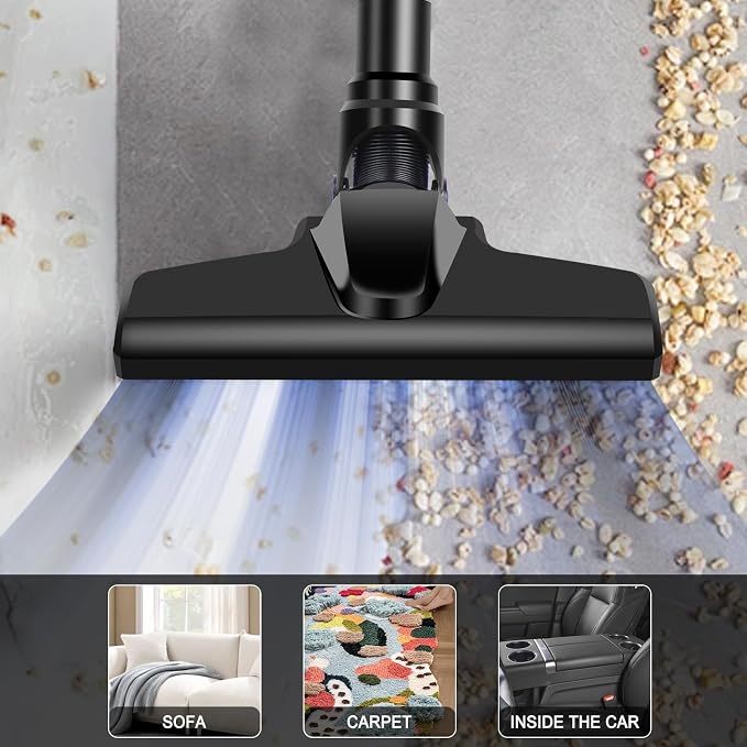 120W Cordless Vacuum Cleaner Compatible with 18V Battery (No Battery), Handheld Vacuum for Home, Boat, Workshop