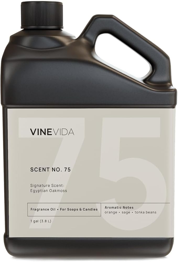 [128oz] Scent No.75 Fragrance Oil for Candle and Soap Making - Natural Candle Scents Made in USA