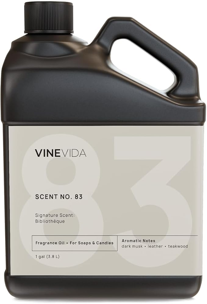 [128oz] Scent No.83 Fragrance Oil for Candle Making and Soap Making - Premium Candle Scents for Soy Candles
