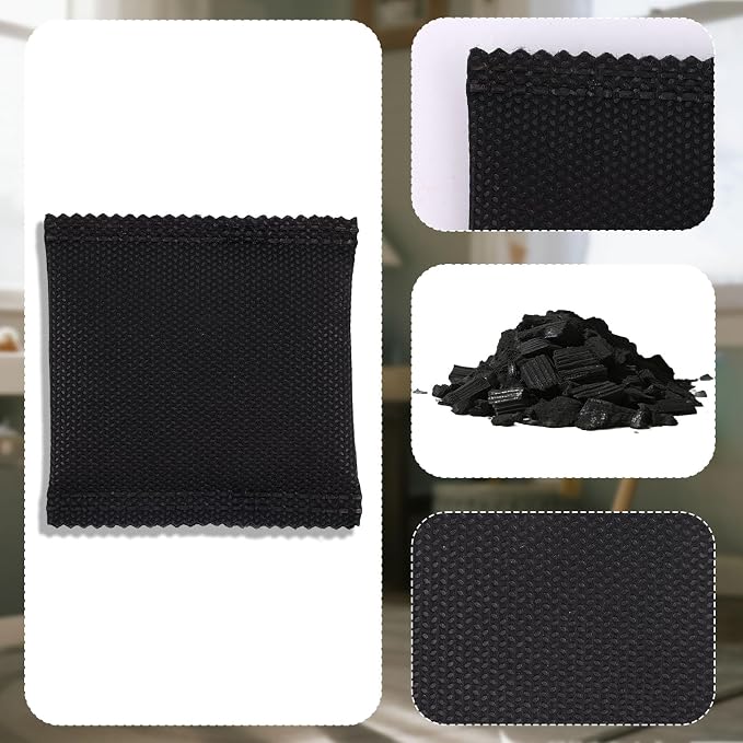 12pcs Carbon Filter Refills for Playtex, 7x7cm/2.76x2.76in Coconut Shell Activated Carbon Smell Absorbing Deodorizer for