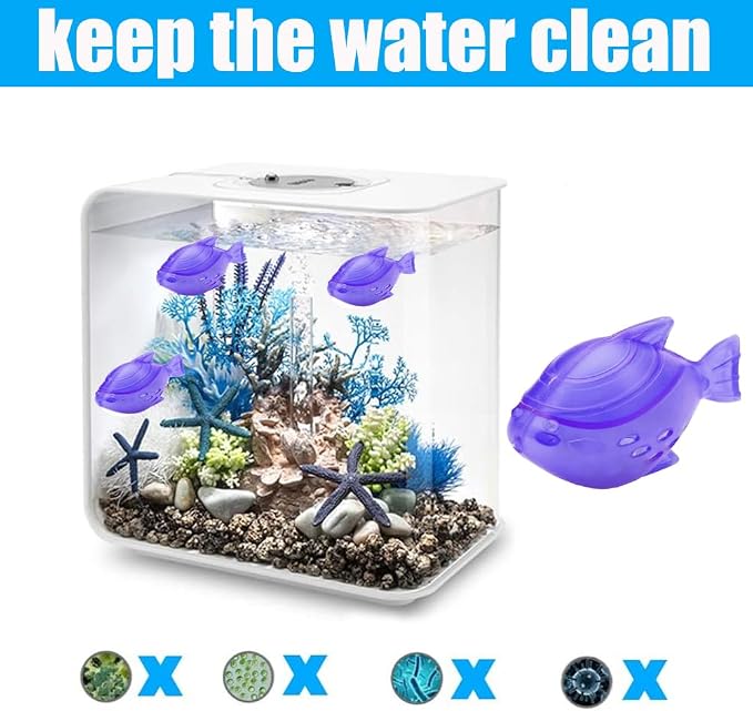12PCS Universal Humidifier Tank Cleaner,Humidifier Cleaning Fish for Humidifiers & Fish Tanks, Purifies Water, alternate