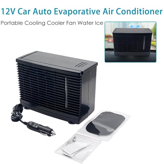 12V Car Air Conditioner Portable Car Cooling Fan That Blow Cold Air Universal for Vehicles Truck RV SUV Boat, alternate view