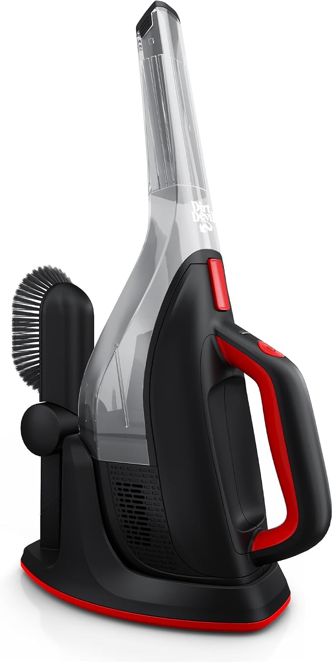 12V Whole Home Cordless Handheld Vacuum, with Multi-Surface Tool Kit, Powerful Suction and Lightweight, BD40200V, Black