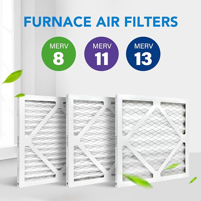 12x12x1 Air Filter MERV 11 6-Pack, Electrostatic Pleated AC Furnace Air Filter, Captures Dust, Smog & Pet, alternate view 8