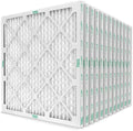 12x12x1 MERV 8 Pleated HVAC AC Furnace Air Filters. Case of 12. (Exact Size: 11.38 x 11.38 x 0.75 Inches), product image