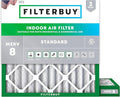 12x12x2 Air Filter MERV 8 Essential Dust & Allergy Defense (2-Pack), Electrostatic Pleated HVAC AC Furnace Filters
