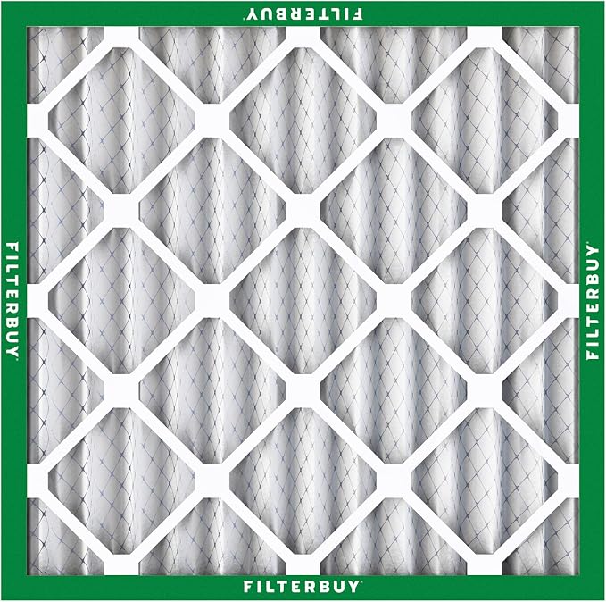12x12x2 Air Filter MERV 8 Essential Dust & Allergy Defense (2-Pack), Electrostatic Pleated HVAC AC Furnace Filters