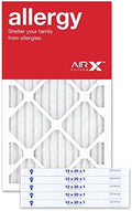 12x20x1 Air Filter MERV 11 Pleated HVAC AC Furnace Air Filter, Allergy 6-Pack, Made in the USA, product image