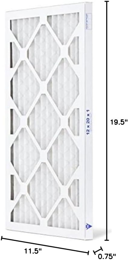 12x20x1 Air Filter MERV 11 Pleated HVAC AC Furnace Air Filter, Allergy 6-Pack, Made in the USA, alternate product view 9