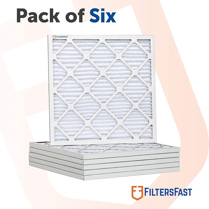 12x20x1 Air Filter Merv 13, 1" AC Furnace Air Filters, Made in the USA, Actual Size: 11.75" x 19.75" x 0.75”, 6 Pack