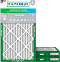 12x20x2 Air Filter MERV 8 Essential Dust & Allergy Defense (3-Pack), Electrostatic Pleated HVAC AC Furnace