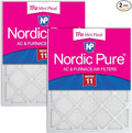12x24x1 (Actual Size: 11 3/8 x 23 3/8 x 3/4) Tru Mini Pleat MERV 11 AC Furnace Air Filters – 2.5X More Media for Extended
