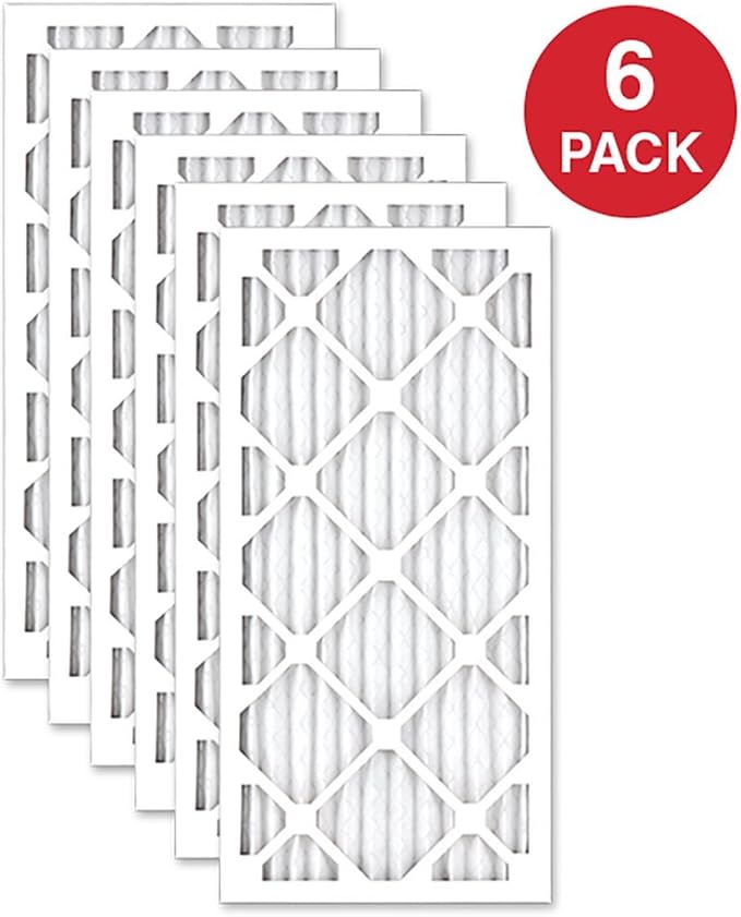 12x24x1 Air Filter MERV 11 Pleated HVAC AC Furnace Air Filter, Allergy 6-Pack, Made in the USA, alternate product view 4