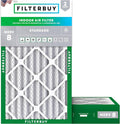 12x24x4 Air Filter MERV 8 Essential Dust & Allergy Defense (2-Pack), Electrostatic Pleated HVAC AC Furnace Filters