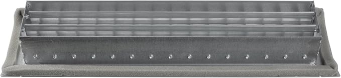 13" x 3" Grille for Round Spiral Duct - Galvanized Steel Register Vent Cover for HVAC Ducting System - 2 Way, alternate view