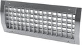 13" x 5" Grille for Round Spiral Duct - Galvanized Steel Register Vent Cover for HVAC Ducting System - 2 Way