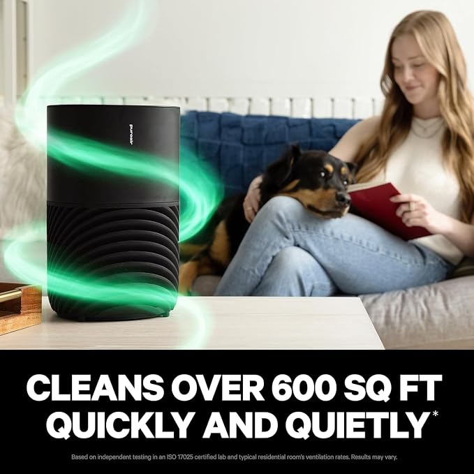 130 HEPA Air Purifiers for Home Pets - Covers Up To 600 Sq Ft - Filters Up To 99.9% of Pollutants, Smoke, Pollen, Dust