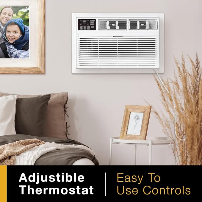 14,000 BTU 230V Through-the-Wall Air Conditioner with Supplemental Heat, Dehumidifier and Remote, Wall AC Unit for Apartment